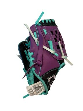 Dick’s Sporting Goods Teeball Glove Youth Left-Handed Throw purple teal